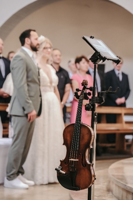 Violinist für den unvergesslichen Brauteinzug